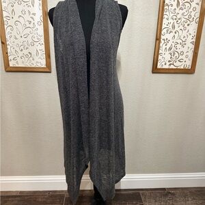 Charcoal Women's Longline Cardigan